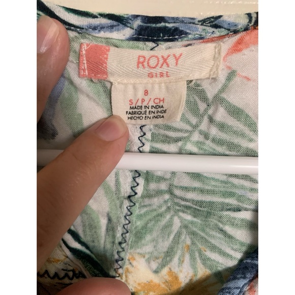 Roxy Girl Floral Dress Size 8 - Picture 2 of 4